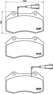 Pastillas de freno P23139 Brembo
