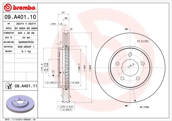 09A40110 Brembo