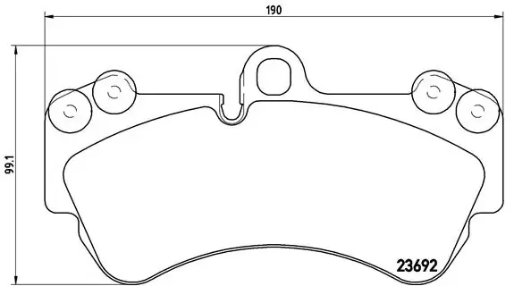 Pastillas de freno P85069 Brembo