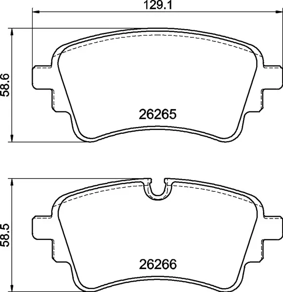 Pastillas de freno traseras P85185 Brembo
