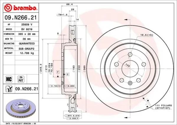 09N26621 Brembo