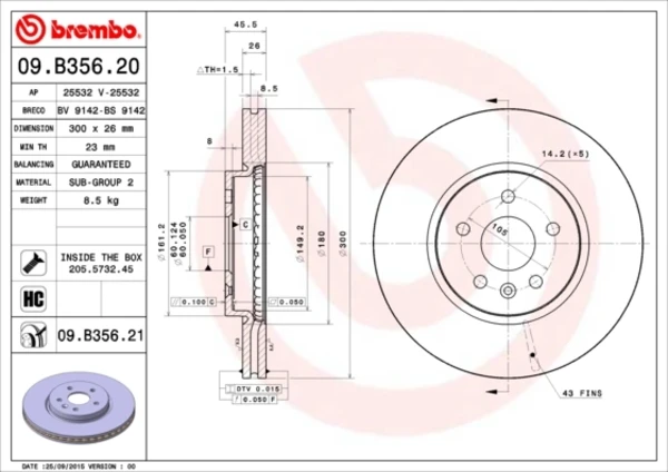 09B35621 Brembo