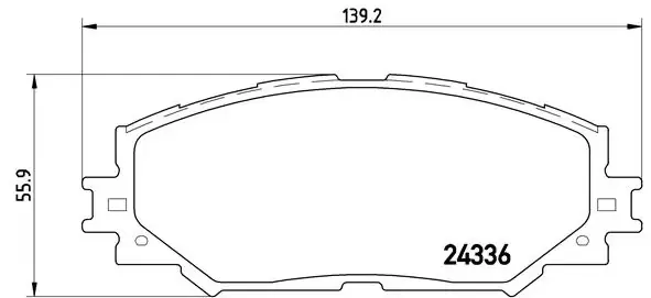 Pastillas de freno P83082 Brembo