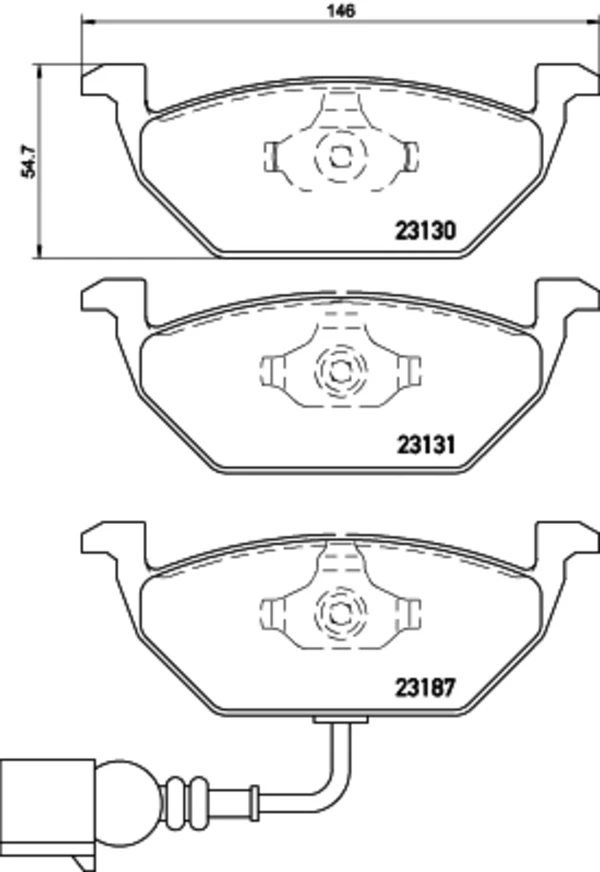 P85072 Brembo pastillas de freno delanteras