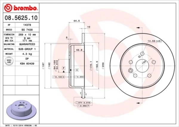 08562510 Brembo