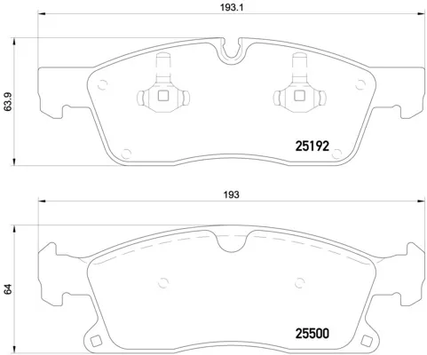 Pastillas de freno P50109 Brembo