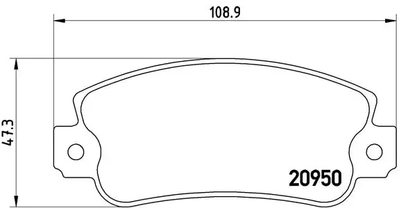 Pastillas de freno P23021 Brembo