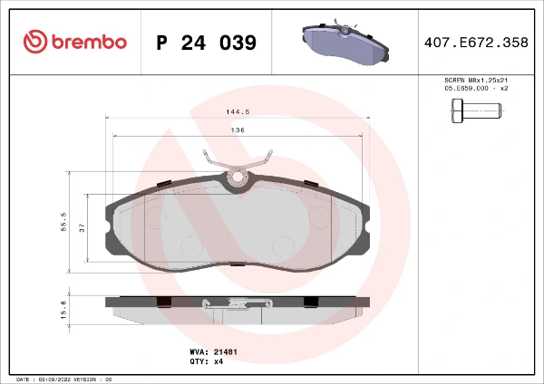 P24039 Brembo