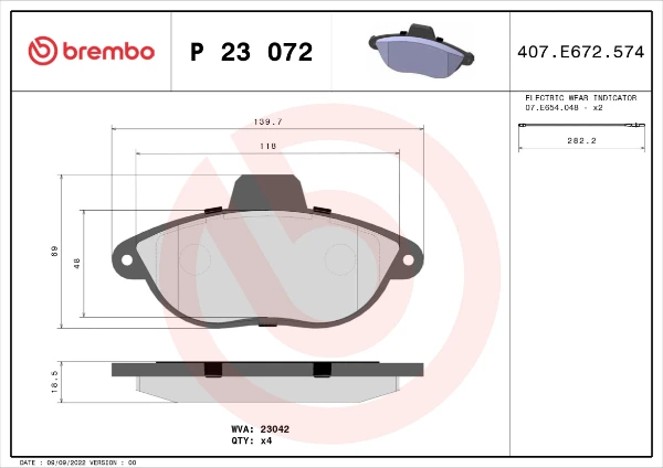 P23072 Brembo