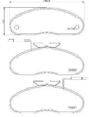 Pastillas de freno P56019 Brembo