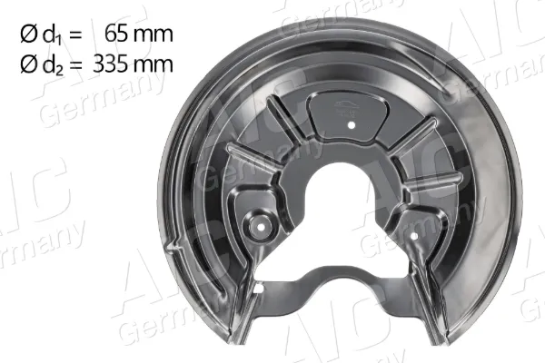 Protector de disco de freno trasero izquierdo 54847 AIC
