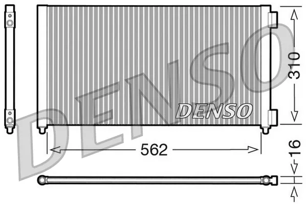 Condensador aire acondicionado DCN09102 Denso