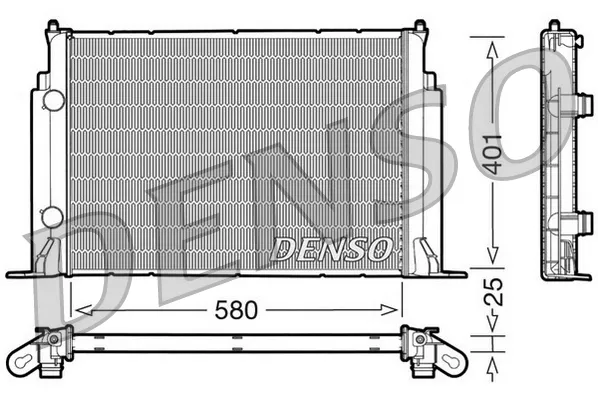 Radiador DRM09122 Denso
