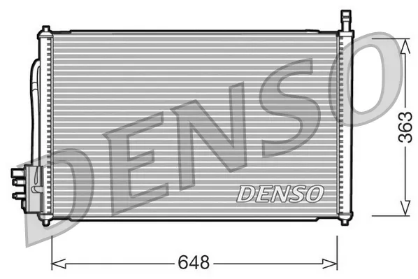 Condensador aire acondicionado DCN10006 Denso