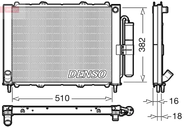 Condensador aire acondicionado DRM23103 Denso