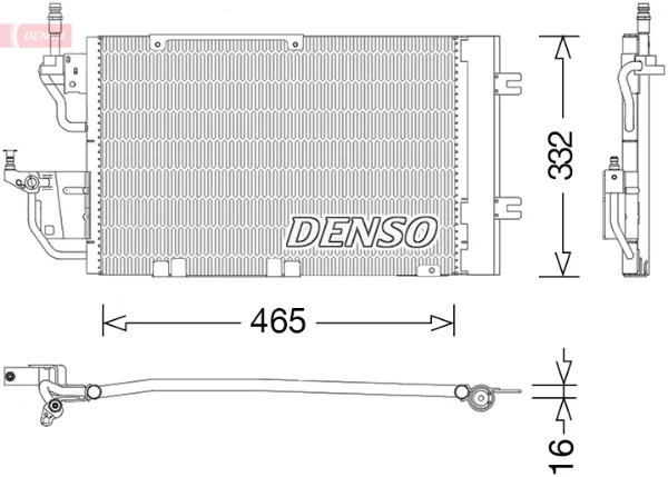 Condensador aire acondicionado DCN20037 Denso