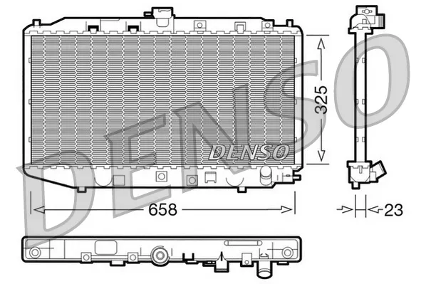 Radiador DRM40002 Denso