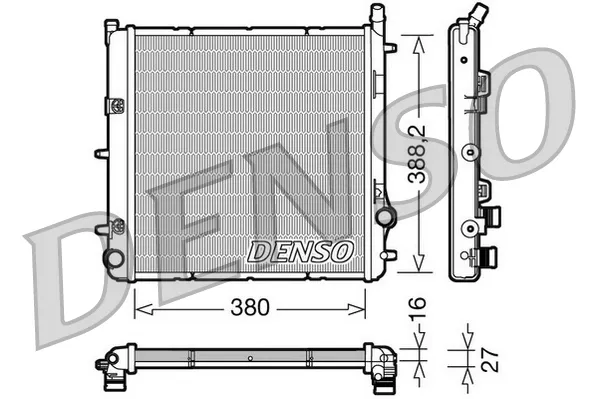 Radiador DRM21005 Denso