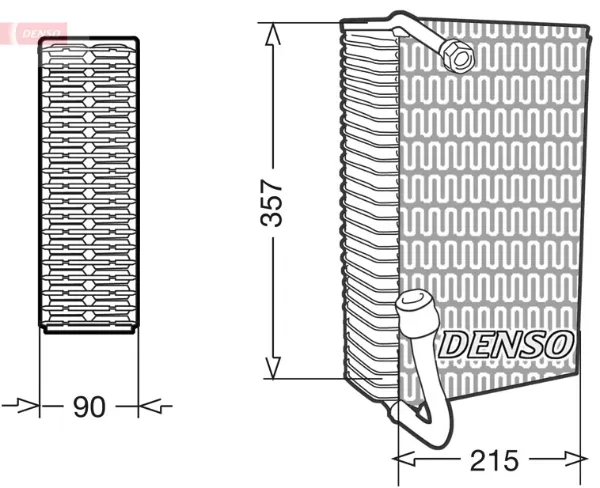 Evaporador de aire acondicionado Audi A6 C4