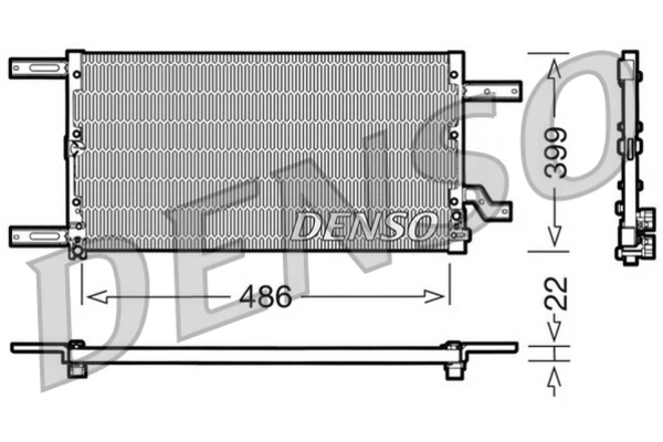 Condensador aire acondicionado Alfa Romeo 166 (936)