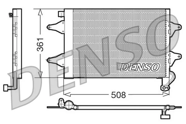 Condensador aire acondicionado DCN27004 Denso