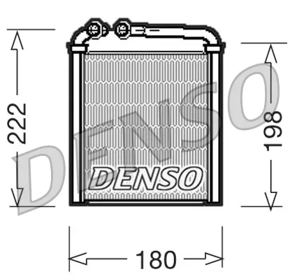 Radiador calefacción DRR32005 Denso