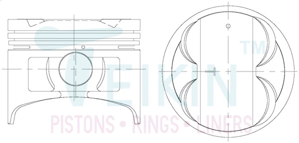 Juego De Piston Para Motor, STD Toyota Celica (T16)