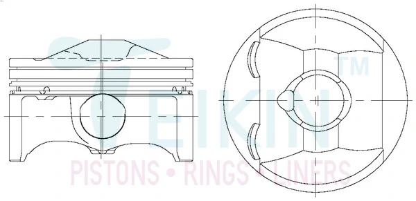 Juego De Piston Para Motor, STD Mazda MX-5 4 (ND)