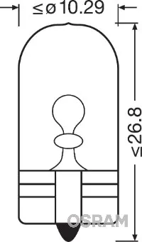 Bombilla OSRAM 2845