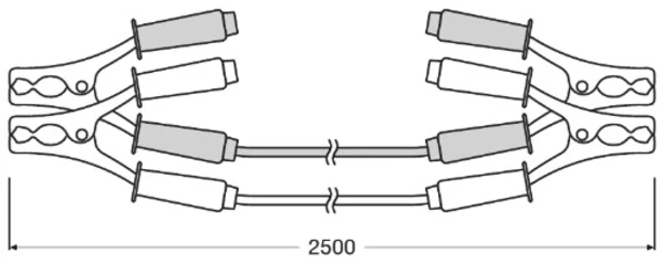 Cables de arranque OSRAM OSC060