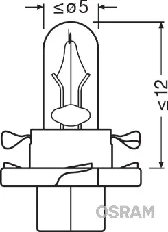 Bombilla 2452MFX6 Osram