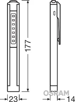 Linterna portátil LPL28RECHX1 Philips