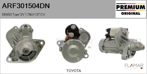 Motor de arranque ARF301504DN Flamar