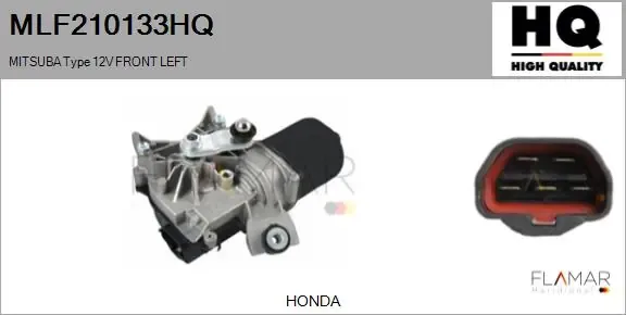 Motor limpiaparabrisas MLF210133HQ Flamar