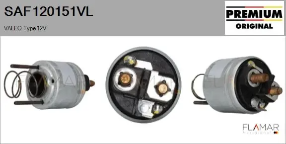Solenoide de arranque SAF120151VL Flamar