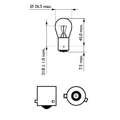 Bombilla PHILIPS 12088CP