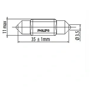 Bombilla 128596000KX1 Philips