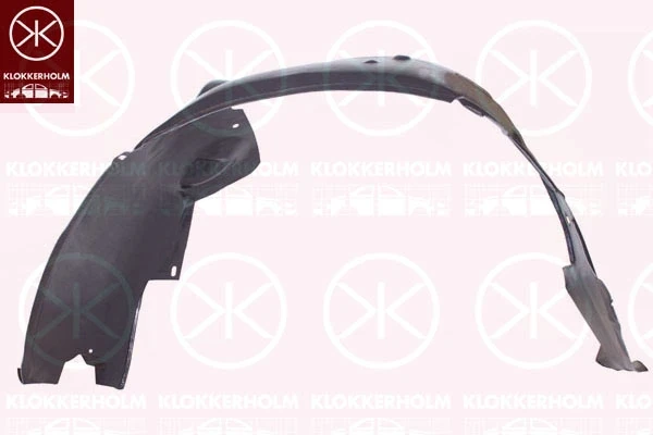 Guardabarros interior derecho, aleta delantera Opel Astra G (F35)