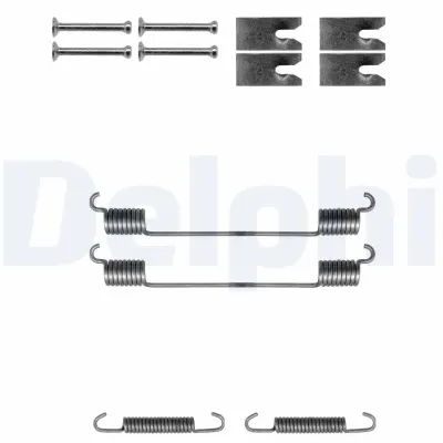 Kit de montaje de zapatas de freno traseras DELPHI LY1310