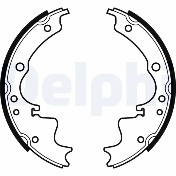 Zapatas de freno LS1261 Delphi