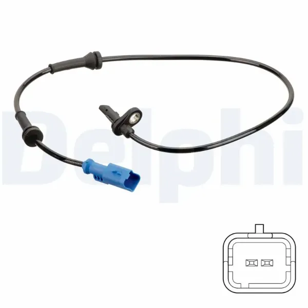 Sensor ABS trasero SS20748 Delphi