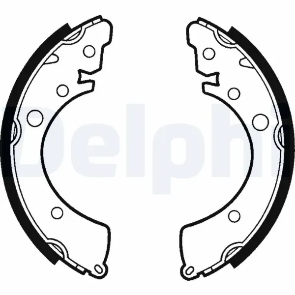 Zapatas de freno LS1417 Delphi