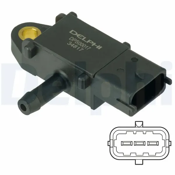 Sensor de presion gases de escape DPS00017 Delphi