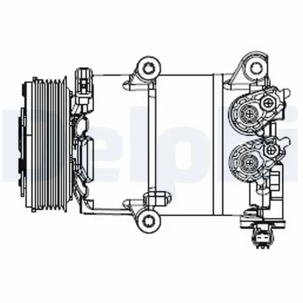 Compresor de aire acondicionado CS20553 Delphi