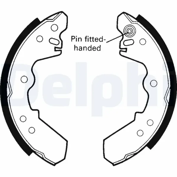Zapatas de freno LS1440 Delphi