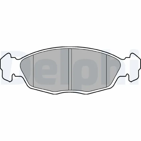 Pastillas de freno LP702 Delphi