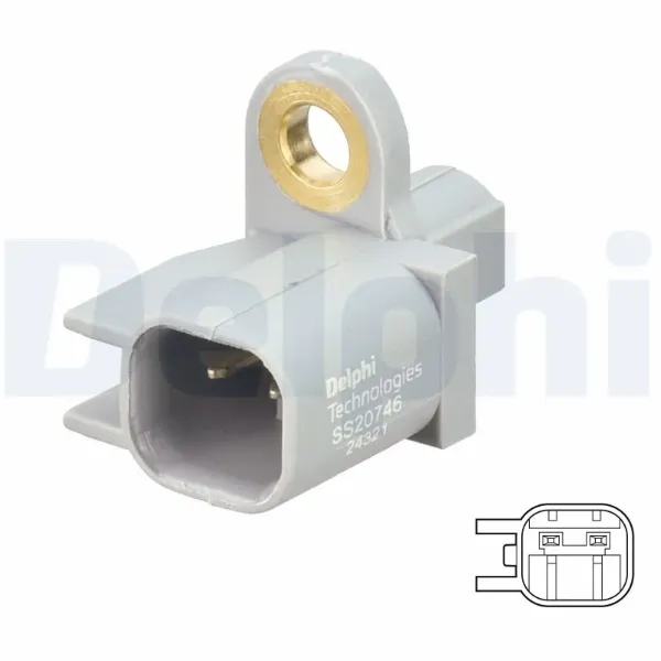Sensor ABS trasero SS20746 Delphi