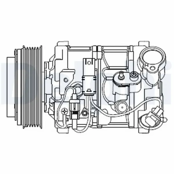 Compresor de aire acondicionado CS20545 Delphi