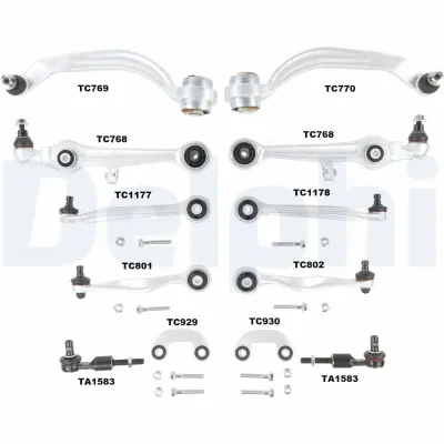 Kit de brazo de suspensión delantera DELPHI TC1300KIT