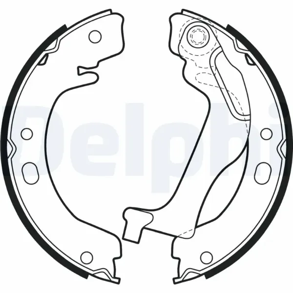 Zapatas de freno LS2003 Delphi